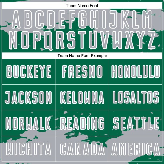 Maglia da calcio personalizzata astratta verde grigio-bianca Kelly, frammento, arte sublimatica Maglia da calcio personalizzata astratta verde grigio-bianca Kelly, frammento, arte sublimatica