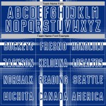 Maglia da calcio uniforme Royal Lines Sublimazione bianca personalizzata Maglia da calcio uniforme Royal Lines Sublimazione bianca personalizzata