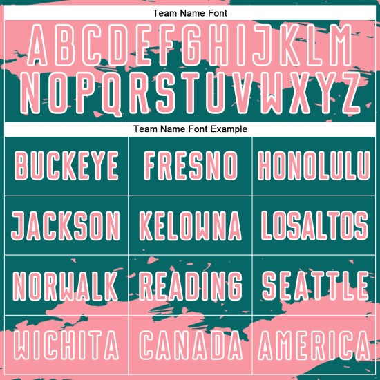 Maglia da calcio personalizzata con stampa a sublimazione di medie dimensioni, motivo astratto, rosa e bianco, frammento verde acqua Maglia da calcio personalizzata con stampa a sublimazione di medie dimensioni, motivo astratto, rosa e bianco, frammento verde acqua