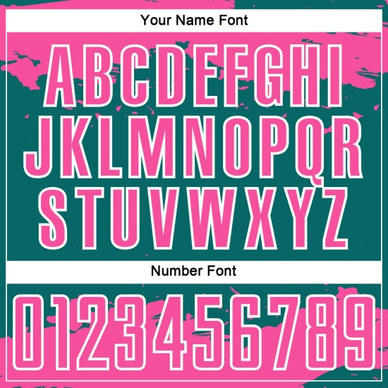 Maglia da calcio personalizzata con frammento astratto color verde acqua, uniforme rosa-bianca, stampata a sublimazione artistica Maglia da calcio personalizzata con frammento astratto color verde acqua, uniforme rosa-bianca, stampata a sublimazione artistica