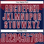 Maglia da calcio Frammento Blu Navy Arte Astratta Sublimazione Uniforme Cremisi-Bianco Personalizzata Maglia da calcio Frammento Blu Navy Arte Astratta Sublimazione Uniforme Cremisi-Bianco Personalizzata