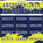 Maglia personalizzata, uniforme, arte, giallo-bianco, neon, astratto, calcio, frammento blu navy, sublimazione Maglia personalizzata, uniforme, arte, giallo-bianco, neon, astratto, calcio, frammento blu navy, sublimazione