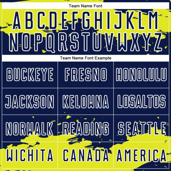 Maglia personalizzata, uniforme, arte, giallo-bianco, neon, astratto, calcio, frammento blu navy, sublimazione Maglia personalizzata, uniforme, arte, giallo-bianco, neon, astratto, calcio, frammento blu navy, sublimazione