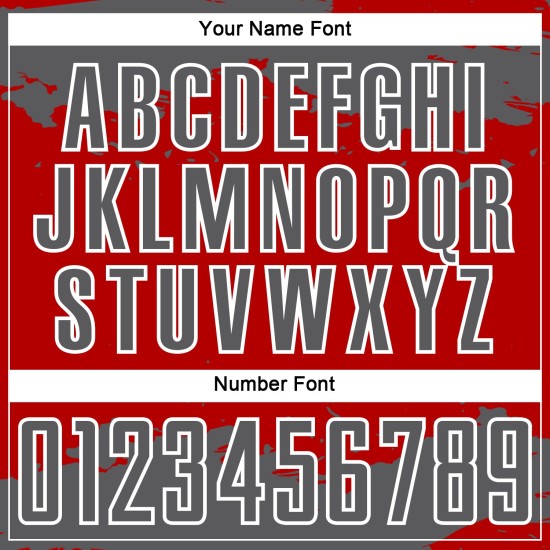 Maglia da calcio astratta con frammento rosso e grigio-bianco in sublimazione artistica in acciaio personalizzata Maglia da calcio astratta con frammento rosso e grigio-bianco in sublimazione artistica in acciaio personalizzata