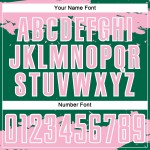 Frammento uniforme sublimazione maglia verde rosa-bianca arte astratta personalizzata calcio Kelly Light Frammento uniforme sublimazione maglia verde rosa-bianca arte astratta personalizzata calcio Kelly Light