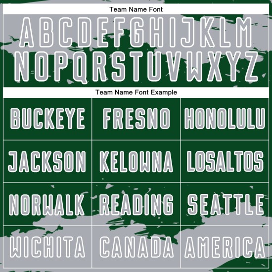 Frammento personalizzato di uniforme grigio-bianca con sublimazione, maglia verde, arte astratta del calcio Frammento personalizzato di uniforme grigio-bianca con sublimazione, maglia verde, arte astratta del calcio