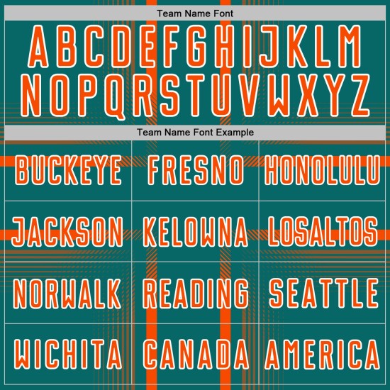 Maglia da calcio personalizzata arancione-bianca verde acqua con stampa a sublimazione Maglia da calcio personalizzata arancione-bianca verde acqua con stampa a sublimazione