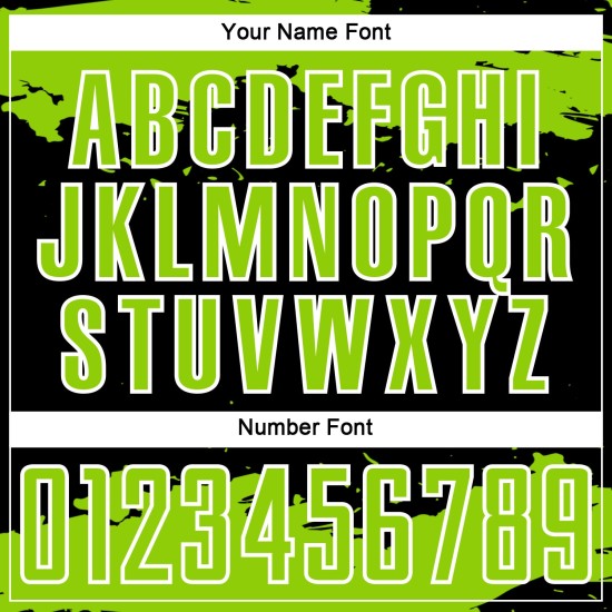 Maglia personalizzata con stampa sublimatica divisa da calcio Fragment, verde-bianco, arte astratta nera al neon Maglia personalizzata con stampa sublimatica divisa da calcio Fragment, verde-bianco, arte astratta nera al neon