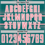 Maglia personalizzata con linee di stampa sublimatica rosa-bianco da calcio di medie dimensioni Maglia personalizzata con linee di stampa sublimatica rosa-bianco da calcio di medie dimensioni