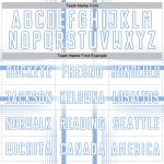 Maglia da calcio bianca con linee azzurre personalizzate con stampa a sublimazione Maglia da calcio bianca con linee azzurre personalizzate con stampa a sublimazione