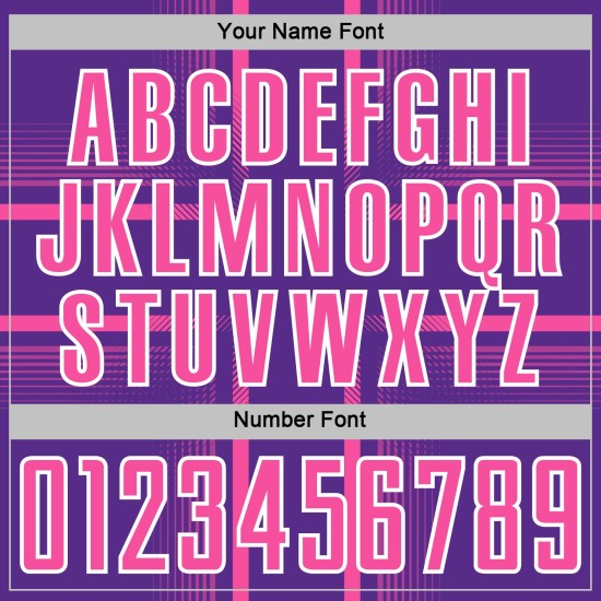 Maglia da calcio personalizzata con linee viola e stampa sublimatica rosa-bianca Maglia da calcio personalizzata con linee viola e stampa sublimatica rosa-bianca