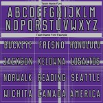 Maglia da calcio Purple Lines grigio-nera personalizzata con stampa a sublimazione