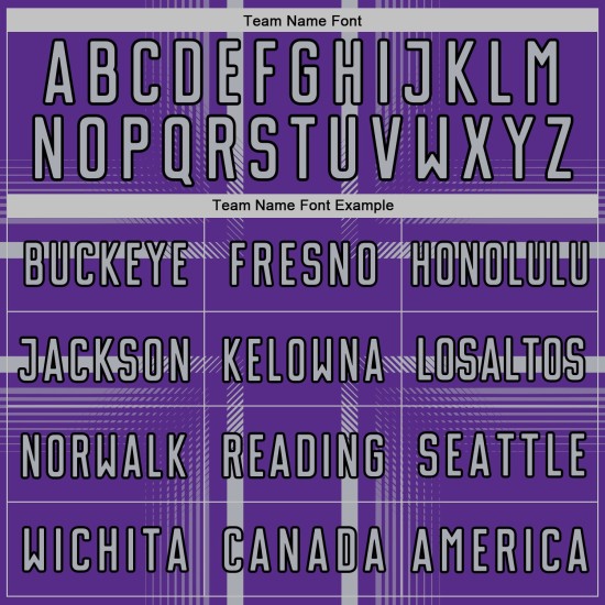 Maglia da calcio Purple Lines grigio-nera personalizzata con stampa a sublimazione