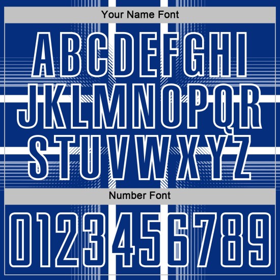 Maglia da calcio uniforme Royal Lines Sublimazione bianca personalizzata Maglia da calcio uniforme Royal Lines Sublimazione bianca personalizzata