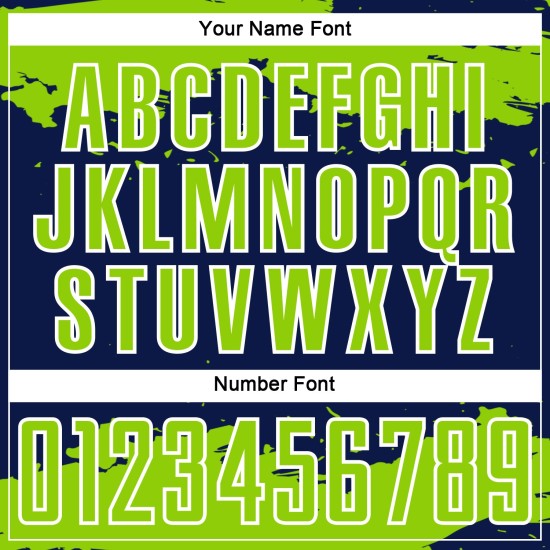 Maglia da calcio Frammento Neon Sublimazione Artistica Uniforme Personalizzata Astratto Blu Navy Verde-Bianco Maglia da calcio Frammento Neon Sublimazione Artistica Uniforme Personalizzata Astratto Blu Navy Verde-Bianco