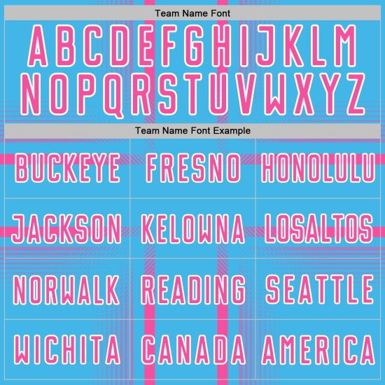 Maglia da calcio personalizzata Sky Lines rosa-bianca blu con stampa sublimatica Maglia da calcio personalizzata Sky Lines rosa-bianca blu con stampa sublimatica