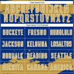 Maglia personalizzata in oro e bianco con stampa a sublimazione astratta, frammento reale, calcio antico