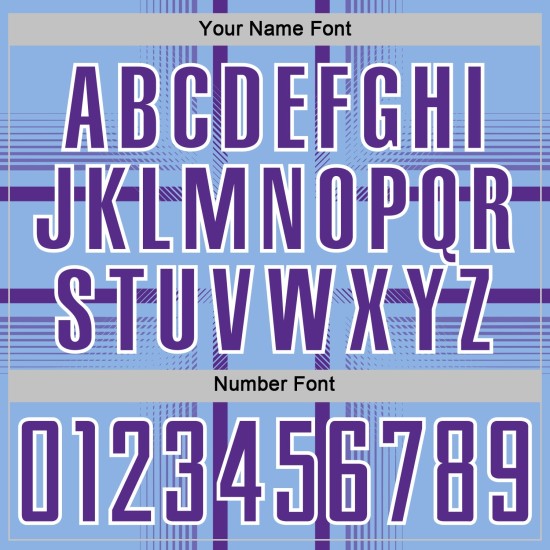 Maglia da calcio blu chiaro con stampa sublimatica viola-bianca, uniforme personalizzata Maglia da calcio blu chiaro con stampa sublimatica viola-bianca, uniforme personalizzata