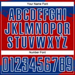 Maglia astratta rossa sublimazione frammento personalizzato arte uniforme calcio bianco-reale Maglia astratta rossa sublimazione frammento personalizzato arte uniforme calcio bianco-reale