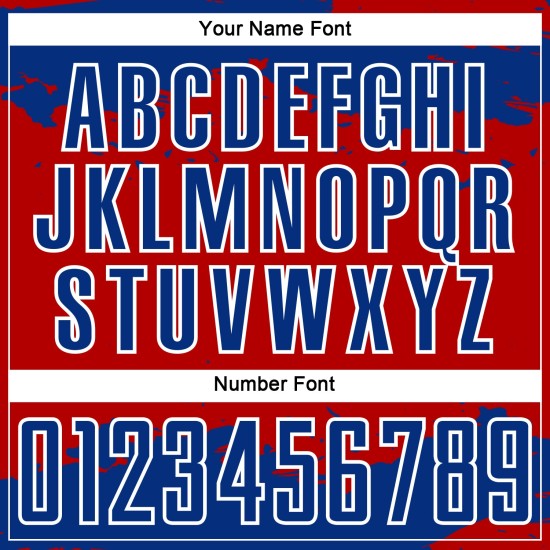 Maglia astratta rossa sublimazione frammento personalizzato arte uniforme calcio bianco-reale Maglia astratta rossa sublimazione frammento personalizzato arte uniforme calcio bianco-reale