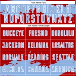 Frammento di maglia personalizzata sublimazione blu-bianca uniforme da calcio luce rossa arte astratta