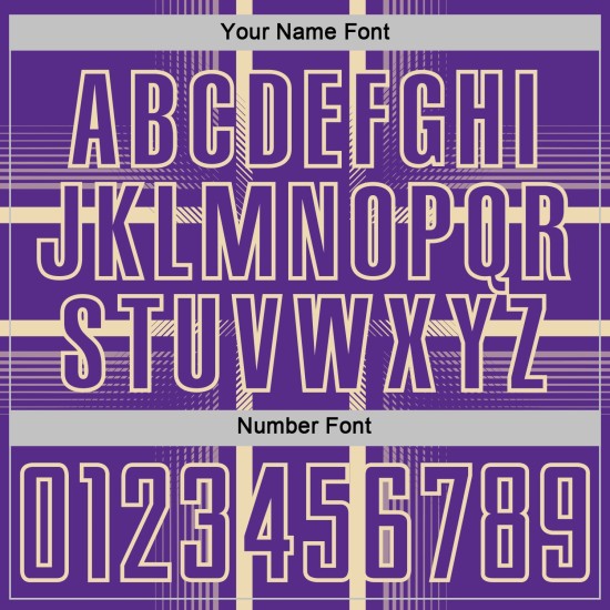 Maglia da calcio personalizzata con stampa sublimatica viola e crema Maglia da calcio personalizzata con stampa sublimatica viola e crema