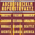 Maglia personalizzata da calcio con stampa sublimatica bordeaux e oro-bianco Maglia personalizzata da calcio con stampa sublimatica bordeaux e oro-bianco