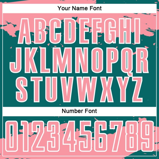 Maglia da calcio personalizzata con stampa a sublimazione di medie dimensioni, motivo astratto, rosa e bianco, frammento verde acqua Maglia da calcio personalizzata con stampa a sublimazione di medie dimensioni, motivo astratto, rosa e bianco, frammento verde acqua