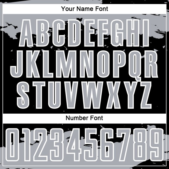 Maglia nera con frammento astratto, uniforme da calcio, stampata su sublimazione, grigio-bianco, personalizzata Maglia nera con frammento astratto, uniforme da calcio, stampata su sublimazione, grigio-bianco, personalizzata