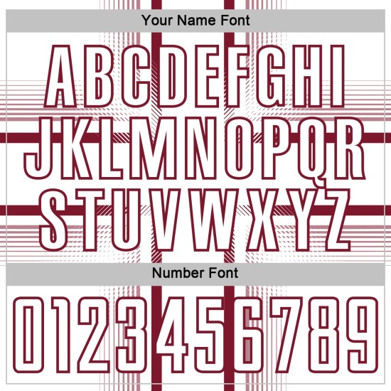 Maglia da calcio bianca con linee cremisi stampate a sublimazione personalizzata Maglia da calcio bianca con linee cremisi stampate a sublimazione personalizzata