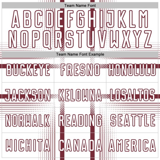 Maglia da calcio personalizzata con linee bordeaux e stampata a sublimazione bianca Maglia da calcio personalizzata con linee bordeaux e stampata a sublimazione bianca