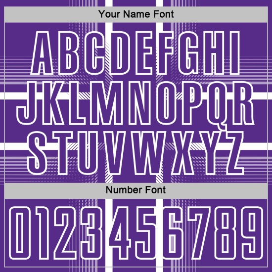 Maglia da calcio bianca e viola con linee uniformi stampate a sublimazione Maglia da calcio bianca e viola con linee uniformi stampate a sublimazione