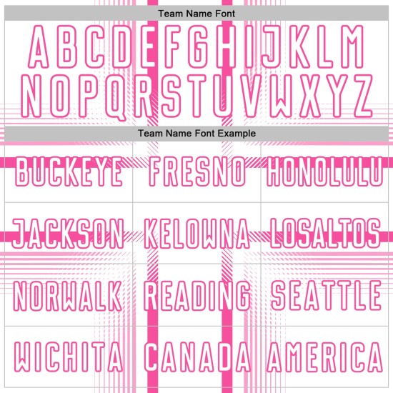 Maglia da calcio con stampa a sublimazione uniforme, linee personalizzate bianche e rosa Maglia da calcio con stampa a sublimazione uniforme, linee personalizzate bianche e rosa