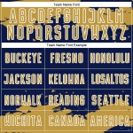 Frammento di maglia astratta Old Navy, uniforme da calcio personalizzata, oro e bianco, stampata a sublimazione Frammento di maglia astratta Old Navy, uniforme da calcio personalizzata, oro e bianco, stampata a sublimazione