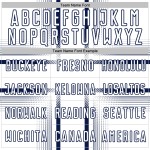 Maglia da calcio bianca personalizzata con linee di sublimazione della Marina Militare Maglia da calcio bianca personalizzata con linee di sublimazione della Marina Militare