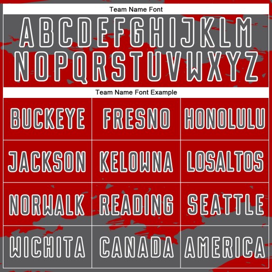 Maglia da calcio astratta con frammento rosso e grigio-bianco in sublimazione artistica in acciaio personalizzata Maglia da calcio astratta con frammento rosso e grigio-bianco in sublimazione artistica in acciaio personalizzata