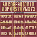 Maglia da calcio personalizzata bordeaux con vecchia uniforme a sublimazione e linee oro-bianche