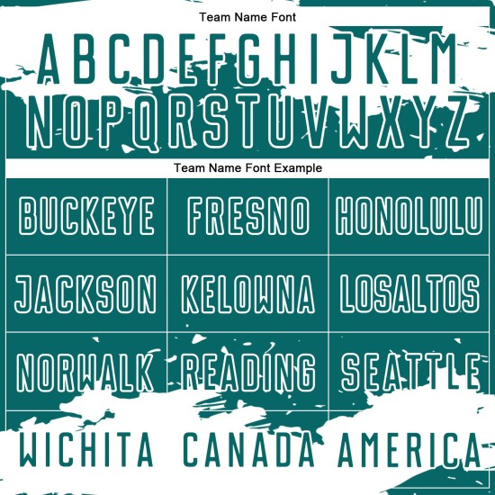 Maglia da calcio personalizzata bianca con sublimazione di frammenti astratti, colore verde acqua Maglia da calcio personalizzata bianca con sublimazione di frammenti astratti, colore verde acqua